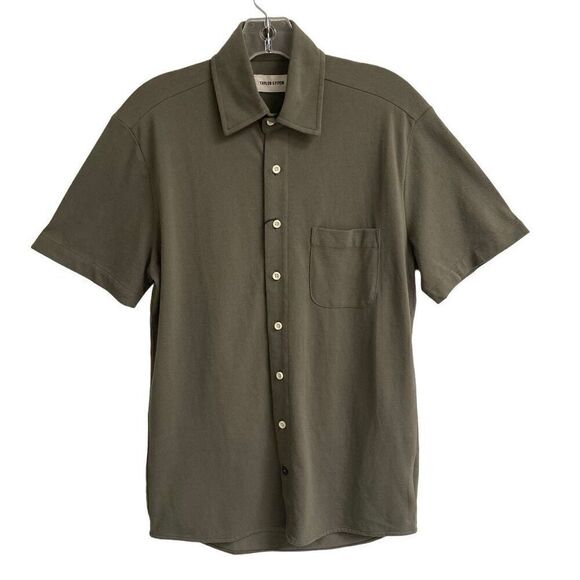 Taylor Stitch Other - Taylor Stitch The Short Sleeve Button Up California mens XS In Olive Green Pique